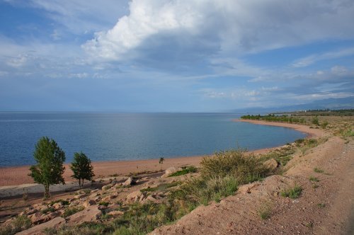 Бескрайнее озеро Иссык-Куль 2612