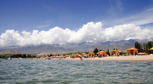 Озеро Иссык-Куль, cанаторий Кыргызское взморье 452